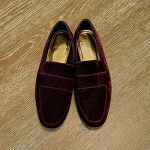 Zara Velvet loafers